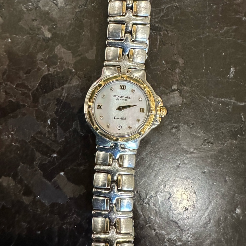 Raymond Weil Parsifal Two-Tone Diamond Face Watch